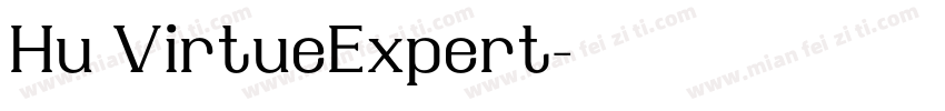 Hu VirtueExpert字体转换